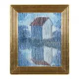 The Old Mill Site by James Augustus McLean, Oil on canvas laid on Masonite, sold Feb 2023