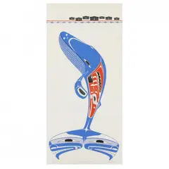 The Whale and Raven by Barry Herem, Serigraph in colors, sold Feb 2023