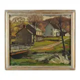Spring Morning by Emily Hortense Budell, Oil on canvas, sold Feb 2023