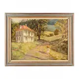 The Old Home Place by Boire Hevener, Oil on canvas, sold Feb 2023