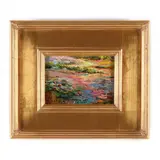 Pond Colors by Thomas DeDecker, Oil on board, sold Feb 2023