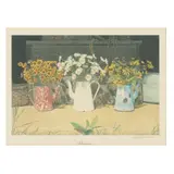 Daisies by Bob Timberlake, Offset lithograph in colors, sold Feb 2023
