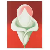 Abstract Tulip by Clarence Carter, Serigraph in colors, sold Feb 2023