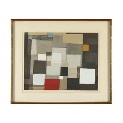 Historical Site by Norio Azuma, Screenprint in colors, sold Feb 2023