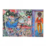 The Visitor by Laura Davis, Acrylic on canvas, sold Jan 2023