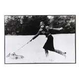 Apollonia, British Vogue by Arthur Elgort, 1971, Black-and-white photograph, sold Jan 2023