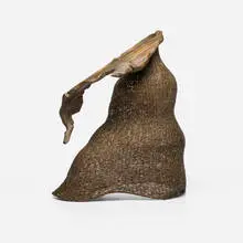 Rabbit II by Nagakura Kenichi, 2003, madake (hiraami technique), copper, sold Jan 2026