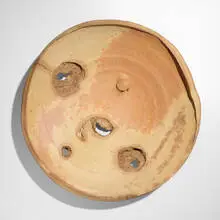 Untitled (Plate) by Peter Voulkos, 1973, glazed and incised gas-fired stoneware with porcelain pass-throughs, sold Jan 2026