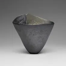 #938 by Richard DeVore, c. 2000, glazed stoneware, sold Jan 2026