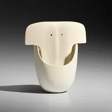 Untitled #640499 by Ruth Duckworth, 1999, bisque porcelain in two parts, sold Jan 2026