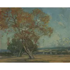 Untitled by Bruce Nelson, oil on canvas, sold Jul 2025
