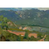 Untitled by Franz Bischoff, oil on canvas board, sold Jul 2025