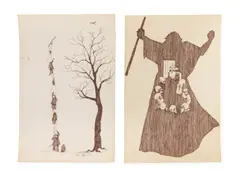Attributed by Allan Reid, Ink on Paper, sold Oct 2026