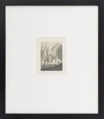 Fences by Robert Kipniss, 1984, Lithograph on Paper, sold Sep 2026