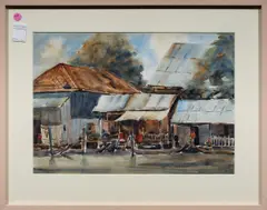 Untitled by Mason Wells, watercolor, sold Jul 2025