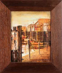 Untitled by Eugene Ames Baker, oil on panel, sold Jul 2025