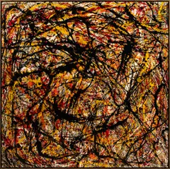 Untitled by Donald Alex Grant, 1968, oil on board, sold Jul 2025