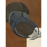 Untitled by Emmy Lou Packard, woodcut monoprint in colors, sold Aug 2025
