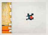 Los Guardianes by Gunther Gerzs, 1988, lithograph in colors, sold Aug 2025