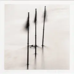Three Flags by Michael Kenna, gelatin silver print, sold Aug 2025