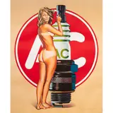 Untitled by Mel Ramos, lithograph, sold Aug 2025