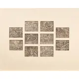 Untitled by Virgil Solis, woodblock prints with Dutch text verso, sold Aug 2025