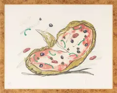 Pizza / Palette by Claes Oldenburg, 1996, Lithograph in Colors on Somerset Velvet Paper, sold Sep 2026