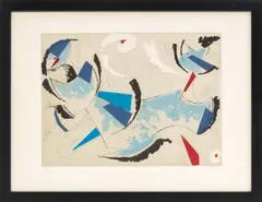Spartaco" [Spartacus] by Marino Marini, 1975, Etching in Colors, sold Sep 2026