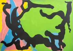Untitled (Rope Dancer Series) by Jack Roth, 1980, Acrylic on Canvas, sold Sep 2026