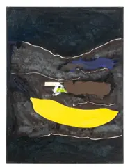 Diana's Banana by Jack Roth, 1976, Acrylic on Canvas, sold Sep 2026
