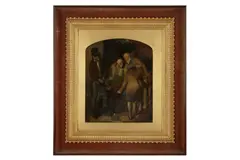 Untitled by Robert William Buss, oil on canvas, offered Aug 2021