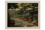 Untitled by R. Lesieur, oil on board, offered Aug 2021