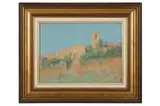 Untitled by Raymond M. Rogers, oil on canvas, offered Aug 2021