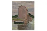 Untitled by Henry Clarence Whaite, oil on board, offered Aug 2021