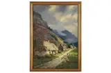 Untitled by George Melvin Rennie, oil on canvas, offered Aug 2021