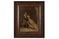 Untitled by Sep E. Scott, 1910, oil on board, offered Aug 2021