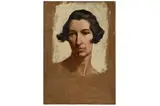 Untitled by Mary Yardley, oil on board, offered Aug 2021