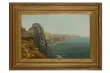 Untitled by Richard Allam, oil on canvas, offered Aug 2021