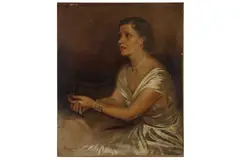 Untitled by Bernard Powell, 1951, oil on canvas, offered Aug 2021