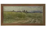 Untitled by Vladimir Bajenov, oil on canvas, offered Aug 2021