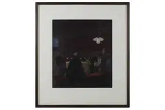Untitled by David Hosie, oil on board, offered Aug 2021