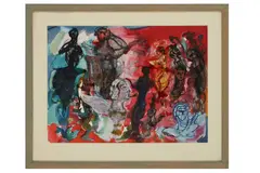 Untitled by Lucy Ross, mixed media, offered Aug 2021