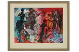 Untitled by Lucy Ross, mixed media, offered Aug 2021