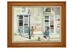 Untitled by John H. Pawle, oil on canvas, offered Aug 2021