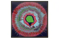Untitled by Andy Shaw, acrylic on canvas, offered Aug 2021