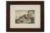 Untitled by Alexandre Dupendant, ink and watercolour, offered Aug 2021