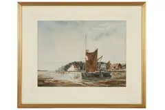 Untitled by R. J. Tilley, watercolour, offered Aug 2021
