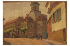 Untitled by Felix Emile Andrews, watercolour and gouache, offered Aug 2021