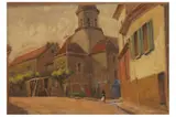 Untitled by Felix Emile Andrews, watercolour and gouache, offered Aug 2021