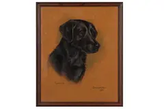 Untitled by Marjorie Cox, 1982, pastel, offered Aug 2021